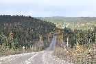 view mountain scenery trans labrador highway baie comeau quebec labrador city canada october octobre 2010