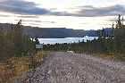 spectacular view fjord inlet bay iceberg alley st lewis trans labrador highway canada october octobre 2010
