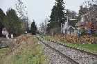 chemin de fer la massif de charlevoix railway la malbaie charlevoix quebec canada november novembre 2010