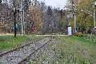 chemin de fer la massif de charlevoix railway la malbaie charlevoix quebec canada november novembre 2010