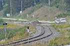 chemin de fer le massif de charlevoix railway les eboulements charlevoix quebec st lawrence river north shore canada september septembre 2011 copyright free photo royalty free photo