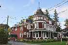 houses rue frontenac berthierville quebec canada september septembre 2011 copyright free photo royalty free photo