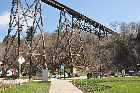 railway trestle bridge Tracel de Cap Rouge vieux cap rouge canada avril april 2012