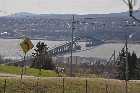 pont ile d'orleans montmorency beauport quebec canada avril april 2012 copyright free photo royalty free photo