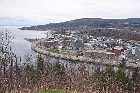 la malbaie cemetery cross urban view charlevoix quebec canada mai may 2012