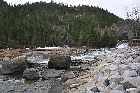waterfall chute d'eau baie des rochers riviere st laurent st lawrence river quebec canada mai may 2012