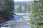 waterfall riviere saguenay fjord highway 172 quebec canada mai may 2012