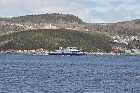tadoussac baie st catherine st lawrence river saguenay ferry st laurent riviere quebec canada mai may 2012
