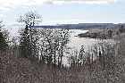 bergeronnes highway 138 view cap de bon desir view west north shore st lawrence river quebec canada mai may 2012