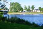 likely site of river ferry crossing chemin du roy riviere ste anne river quebec canada august september october 2013