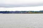 new quay port de plaisance marina portneuf st lawrence river quebec canada september 2013