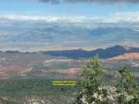 Boulder Utah view across the Circle Cliffs Glen Canyon and the Red Rock plateau