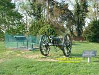 Fredericksburg battlefield Marye's Heights artillery