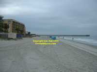 Myrtle Beach looking north with pier