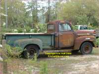 old 1952 Ford F2 pickup truck Roanoke Island
