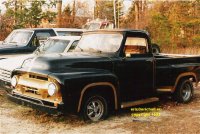 Ford Stepside Pick up 1960 with 1980 Chevy  New Jersey coast copyright free photo royalty free photo