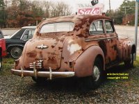 derelict Buick sedan saloon New Jersey coast copyright free photo royalty free photo