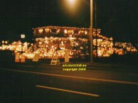 House Illuminated all lit up for Christmas Long Island New York State copyright free photo royalty free photo