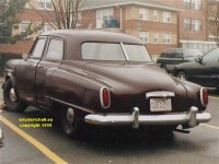 Old studebaker chanpion Car 1950 Long Island New York State copyright free photo royalty free photo