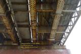 james brunlees underneath kent viaduct longitudinal girder timber baulk arnside morecambe bay juillet july 2008 copyright free photo royalty free photo