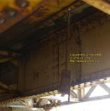james brunlees broken stud iron strut underneath kent viaduct arnside morecambe bay juillet july 2008 copyright free photo royalty free photo