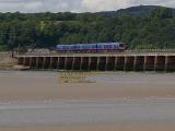 james brunlees diesel multiple unit sprinter dmu kent viaduct arnside morecambe bay juillet july 2008 copyright free photo royalty free photo