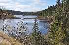 trans labrador highway 389 baie comeau quebec labrador city canada riviere georges tremblay river october octobre 2010