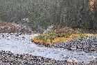 waterfall tributary labrador coastal drive highway 510 happy valley goose bay l'anse au loup forteau canada october octobre 2010