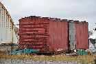 margaree south west coast abandoned newfoundland railway freight car canada october octobre 2010