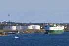 wallenius wilhelmsen ship woodside industrial wharf dartmouth from citadel Halifax nova scotia canada october octobre 2010