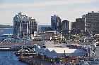 barrington street flyover morse tea building Halifax from angus l macdonald bridge nova scotia canada october octobre 2010