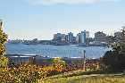 Halifax waterfront from angus l macdonald bridge nova scotia canada october octobre 2010
