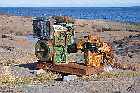 ingersol rand compressor Type 30 model 1582 Lister 3 cylinder engine phare du pointe des monts lighthouse route jacques cartier highway 138 st lawrence river north shore quebec canada mai may 2012