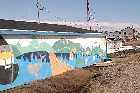 lower north shore gulf of st lawrence mural ice rink harrington harbour quebec canada  mai may 2012