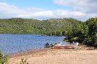 fishing boat highway 138 old fort bay vieux fort lower north shore quebec canada septembre September 2015