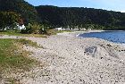 beach godbout st lawrence river north shore cote nord quebec canada september septembre 2016