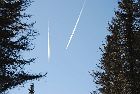 aeroplanes from europe over river franquelin quebec canada october octobre 2016