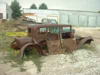 Southern Wyoming - old car at Wheatland