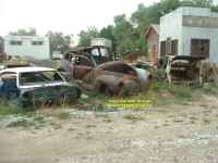 Southern Wyoming old car at Wheatland