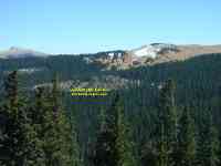 Rocky Mountains view from Summitville Stunner Pass Colorado