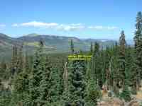 descending the Stunner Pass to the Rio Grande at Del Norte Colorado
