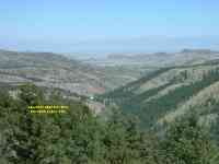 descending the Stunner Pass to the Rio Grande at Del Norte Colorado