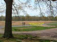 The Wilderness Battlefield - centre of the line Orange turnpike Ewell's position