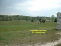 Spotsylvania battlefield view from Bloody Angle