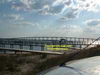 bridge between the mainland and Emerald Isle at Beaufort Morehead City North Carolina