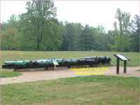 Petersburg artillery pieces