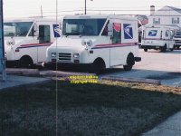 Long Beach island New Jersey Ship Bottom grumman llv Post Office vehicles right hand drive copyright free photo royalty free photo
