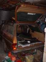 Ford Cortina 2000E Mark III estate rear interior